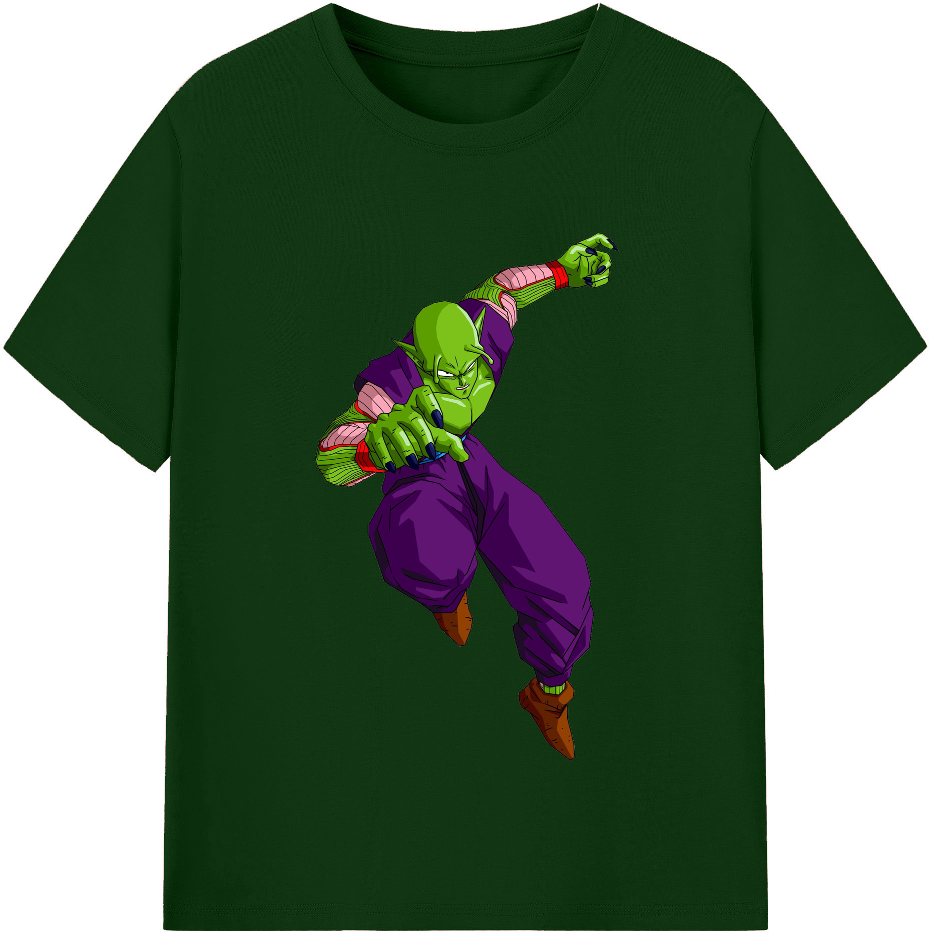 （画像用） ドラゴンボール ピッコロ DRAGON BALL Piccolo 綿100％半袖Tシャツ（フロントプリント）